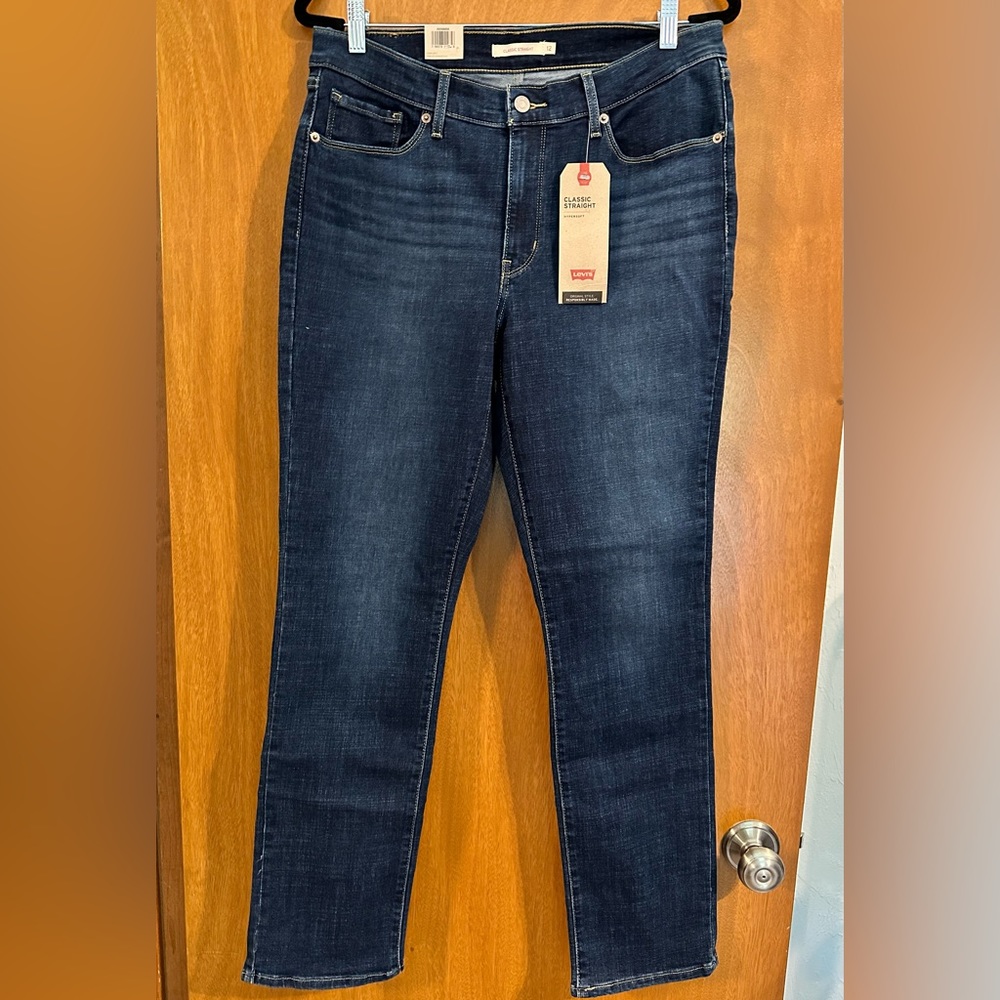 NWT Levi’s classic straight jeans 12 long
